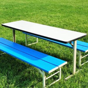 秋ヶ瀬公園BBQ場で提供しているテーブル・ベンチセット