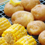 秋ヶ瀬公園BBQ場で提供しているとうもろこし