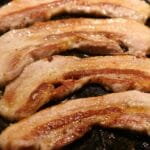 秋ヶ瀬公園BBQ場で提供しているサムギョプサルのお肉