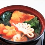 秋ヶ瀬公園BBQ場で提供しているお雑煮