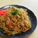 秋ヶ瀬公園BBQ場で提供しているソース焼きそば