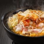 秋ヶ瀬公園BBQ場で提供しているキムチ鍋セット