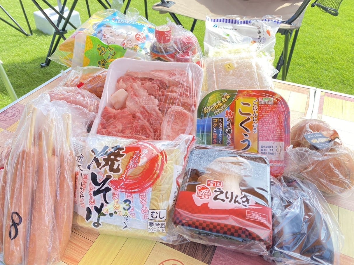 BBQ食材付きプランについて♪